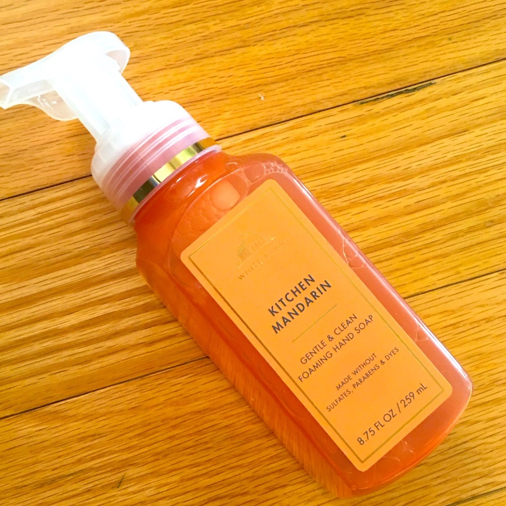 NWT Bath & Body Works Kitc Mandarin Gentle & Clean Foaming Hand Soap
